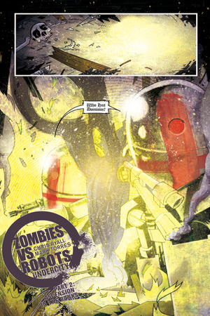 Zombies vs. Robots: Undercity - Comic Page with Panels Print by Mark Torres