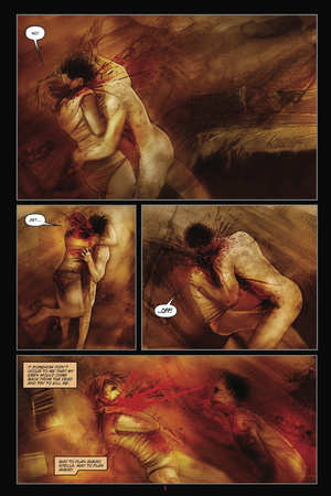 30 Days of Night: Eben & Stella - Comic Page with Panels Posters by Justin Randall