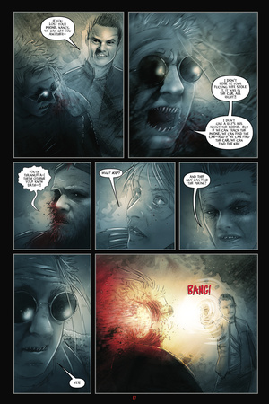 30 Days of Night: Eben & Stella - Comic Page with Panels Photo by Justin Randall