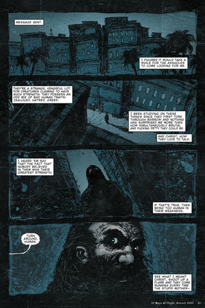 30 Days of Night: Three Tales - Comic Page with Panels Poster by Nat Jones