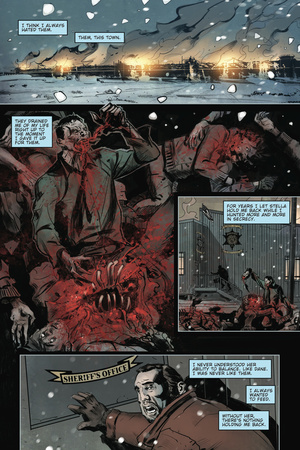 30 Days of Night: Volume 2 - Comic Page with Panels Print by Christopher Mitten