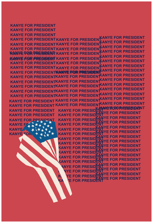 Kanye For Prez 2016 (Red) Posters!