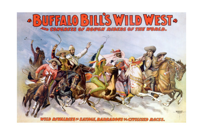 Buffalo Bill's Wild West, Rough Riders Giclee Print by  Science Source