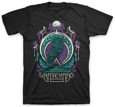 Graveyard- Two-Headed Crow T-Shirt