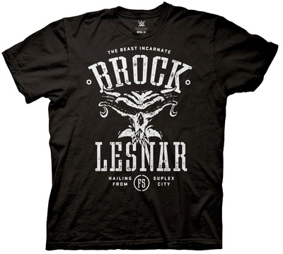 WWE- Brock Lesnar Stencil Skull Shirt