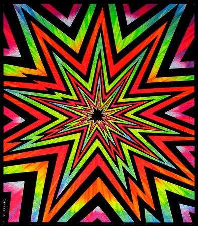 Cosmic Blast Blacklight Tapestry Posters
