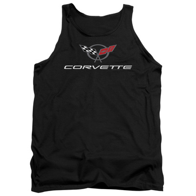 Tank Top: Chevy- Modern Corvette Logo Tank Top