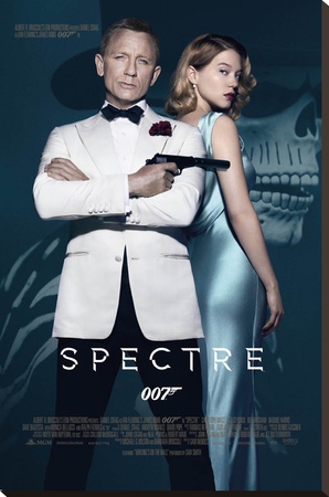 James Bond- Spectre One Sheet Stretched Canvas Print