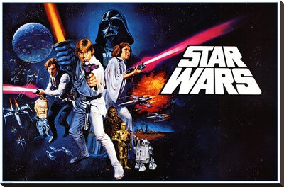 Star Wars - A new hope Stretched Canvas Print