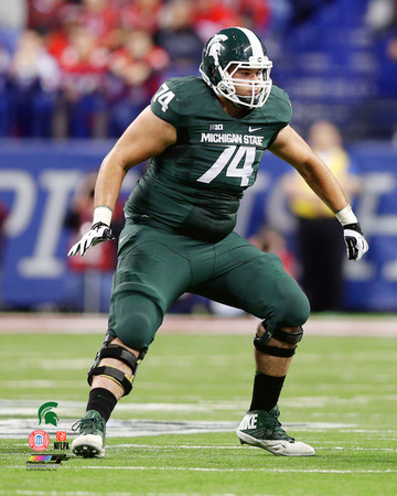 Jack Conklin Michigan State Spartans 2013 Action Photo