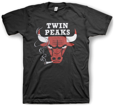 Twin Peaks- Smoking Bull T-Shirt