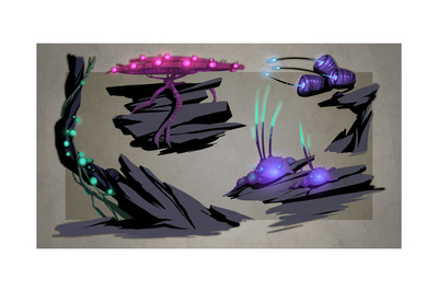 Ratchet And Clank: All 4 One - Environment Concept Art Posters