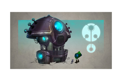 Ratchet And Clank: All 4 One - Environment Concept Art Posters