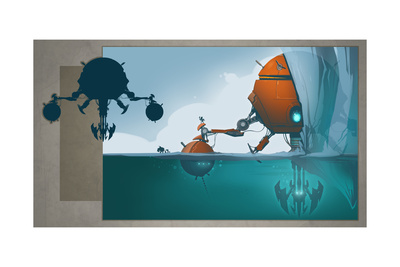 Ratchet And Clank: All 4 One - Environment Concept Art Posters!