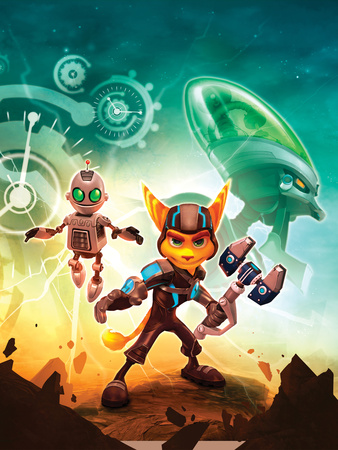 Ratchet And Clank: Future Series - A Crack in Time Key Art Prints