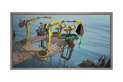 Ratchet And Clank: All 4 One - Environment Concept Art Prints