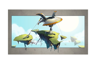 Ratchet And Clank: All 4 One - Environment Concept Art Posters