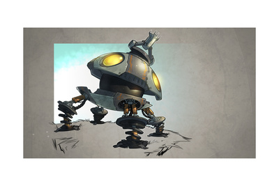 Ratchet And Clank: All 4 One - Environment Concept Art Prints