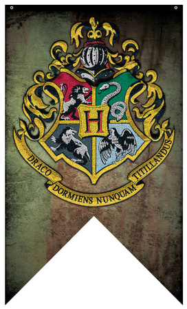 Harry Potter- Hogwarts Crest Banner Prints