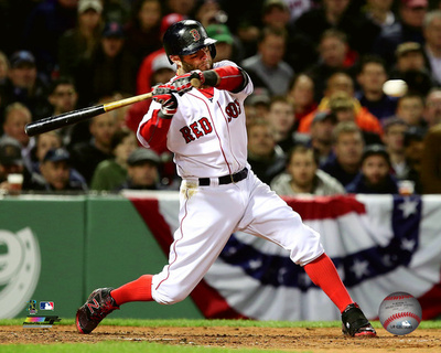 Dustin Pedroia 2016 Action Photo