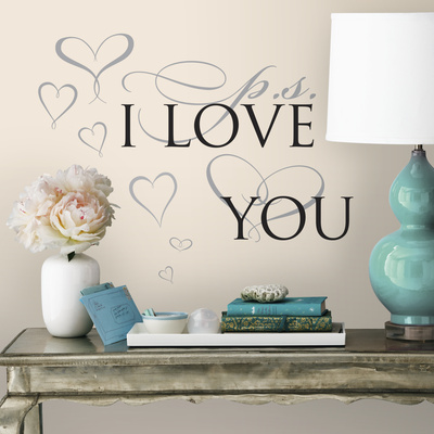 PS I Love you Peel and Stick Wall Decals Wall Decal