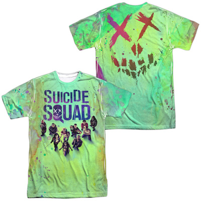 Suicide Squad- Stained Poster (Front/Back) T-Shirt