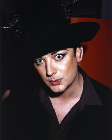 Boy George on a Close Up Portrait Photo by  Movie Star News
