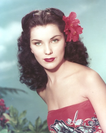 Debra Paget Close Up Portrait wearing Red Tube Dress Photo by  Movie Star News