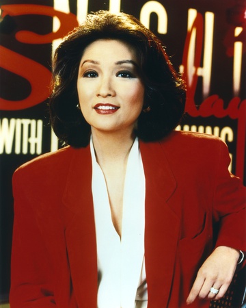 Connie Chung Portrait in Red Coat Photo by  Movie Star News!