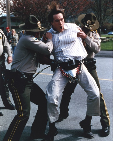 Chris Klein Being Captured by Police Photo by  Movie Star News