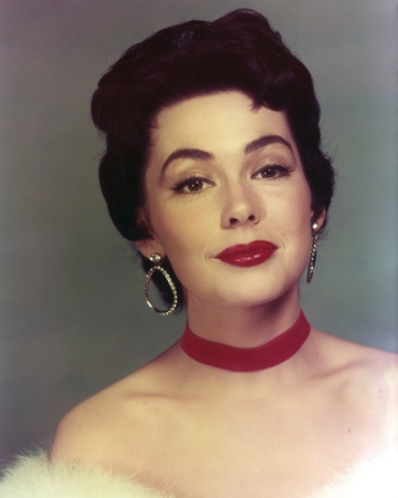 Close Up Portrait of Barbara Rush with Hook Earrings Photo by  Movie Star News