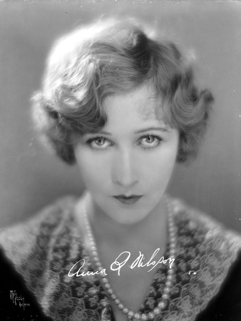 Ann Nilssen on a Pearl Necklace Portrait Photo by  Movie Star News