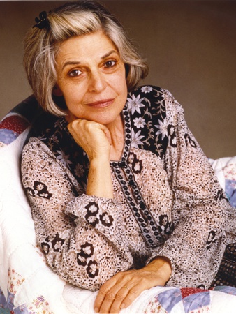 Anne Bancroft Pose in Floral Dress sitting on Chair Photo by  Movie Star News