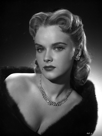 Anne Francis Close Up Portrait with Silver Necklace and Earrings Photo by  Movie Star News