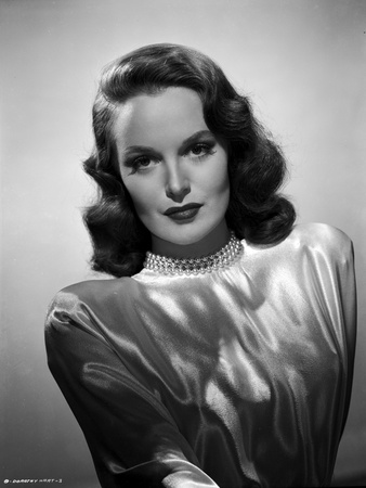 Dorothy Hart on Silk Top Photo by  Movie Star News