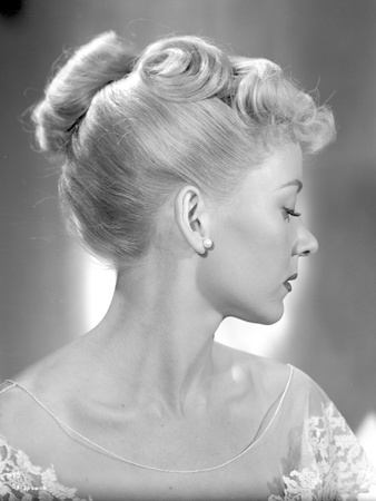 Gloria Grahame Side View Posed wearing White Dress Photo by  Movie Star News