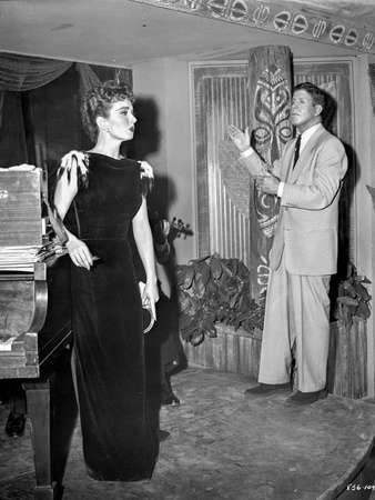 Helen Morgan Story Woman in Black Dress and Man With Formal Suit Photo by  Movie Star News