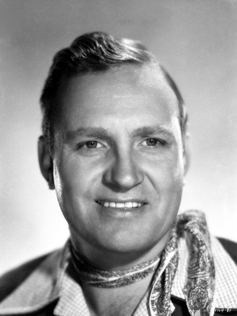 Gene Autry smiling in Close-up Portrait Photo by  Movie Star News