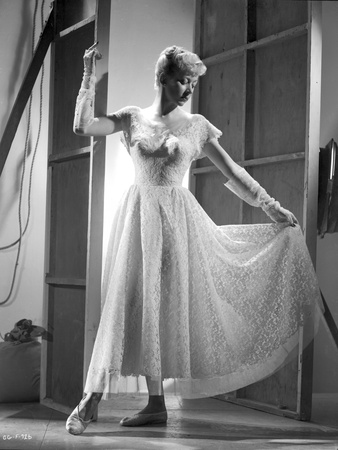 Gloria Grahame Posed wearing White Gown Portrait Photo by  Movie Star News