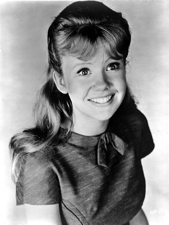 Hayley Mills Looking Up and smiling in a Dress Photo by  Movie Star News