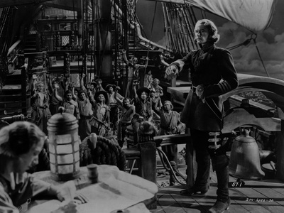 Errol Flynn Movie Scene on a Ship Photo by  Movie Star News