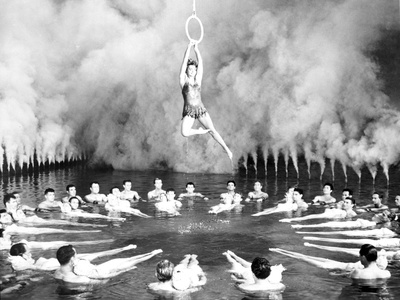 Esther Williams Hanging in Black and White Photo by  Movie Star News