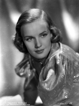 Frances Farmer on Side Top Side View Portrait Photo by  Movie Star News