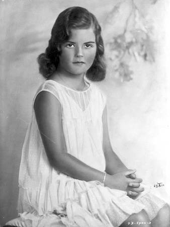 Faith Domergue Seated in White Dress Photo by  Movie Star News