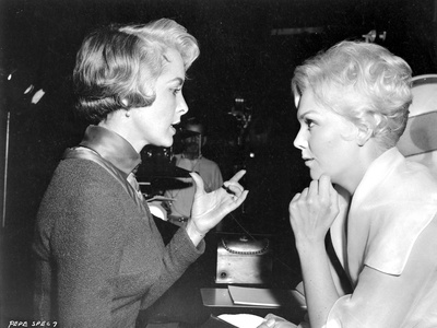 Kim Novak Talking in Black Dress Photo by  Movie Star News