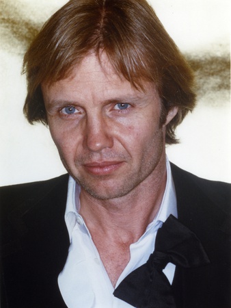 Jon Voight wearing a Black Suit with a White Undershirt Photo by  Movie Star News