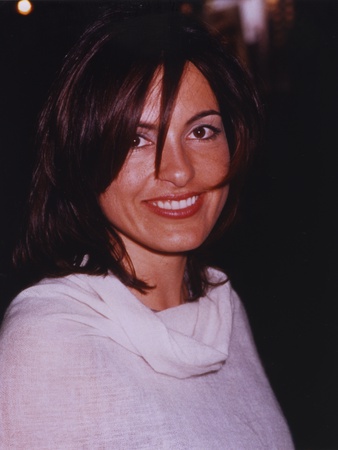 Mariska Hargitay Portrait in White Sweater Photo by  Movie Star News