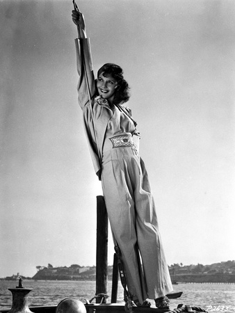 Mary Martin standing and Leaning on a Post in Classic Photo by  Movie Star News