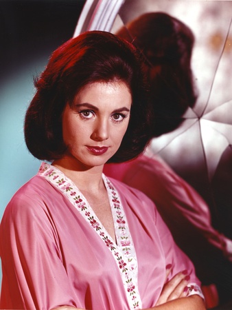 Shirley Jones Close Up Portrait in Pink Silk Long Sleeve Robe with Arms Crossed Photo by  Movie Star News