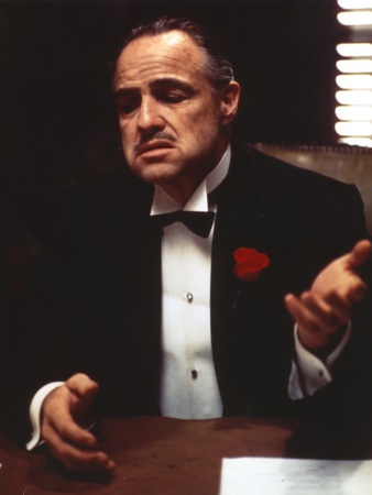 Marlon Brando in Tuxedo with Flower on His Chest Pocket Photo by  Movie Star News